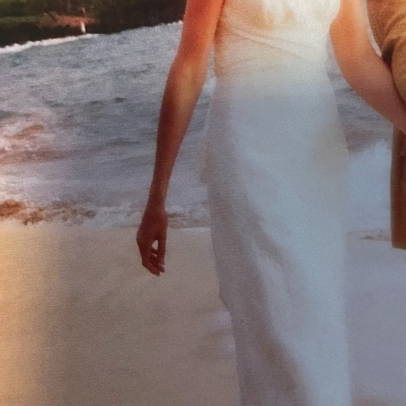 BHLDN Wedding Dress Size 4 Ivory Eyelet - Picture 8 of 12